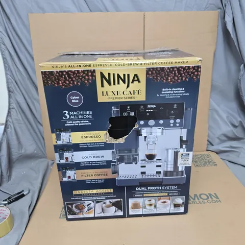 NINJA LUXE CAFÉ PREMIER SERIES ALL-IN-ONE ESPRESSO, COLD BREW & FILTER COFFEE MAKER – BOXED