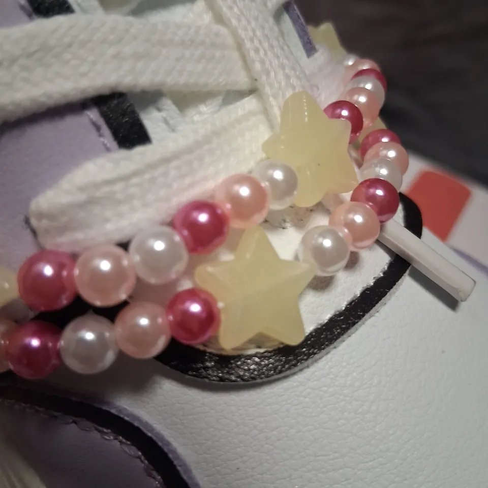 BRAND NEW BOXED KETNIPZ X KOI UR A STAR HIGH TOP TRAINERS PURPLE SIZE 8