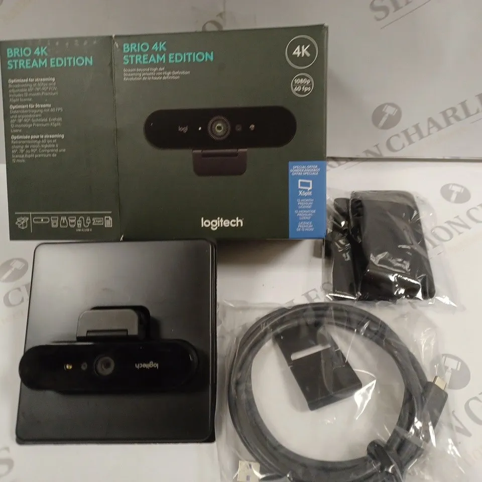 BOXED LOGITECH BROI 4K STREAM EDITION