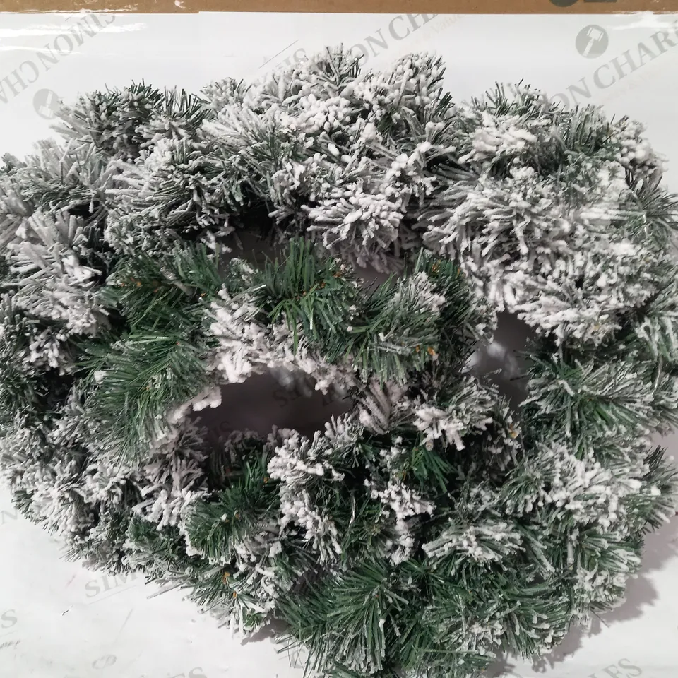 6FT PRE LIT EMPEROR FLOCKED GARLAND RRP £44.99