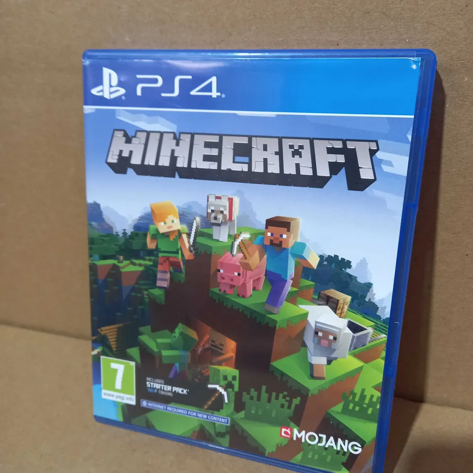 PLAYSTATION 4 MINECRAFT VIDEO GAME
