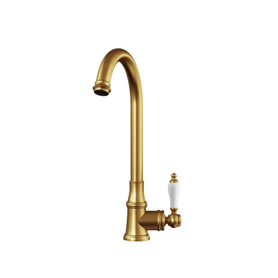 BOXED ABBINGTON SINGLE LEAVER MONOBLOC GOLD TAP