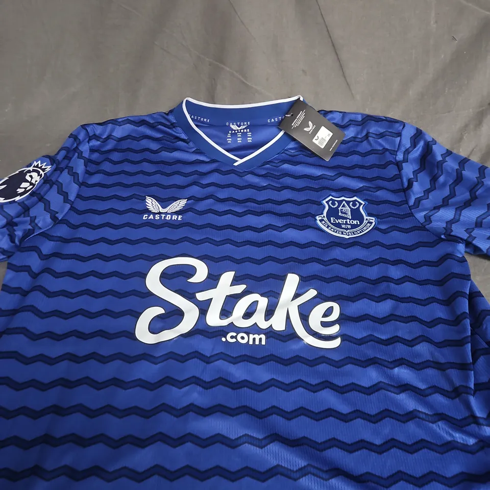 SIGNED EVERTON FC HOME JERSEY - COLEMAN 23 - SIZE XXL