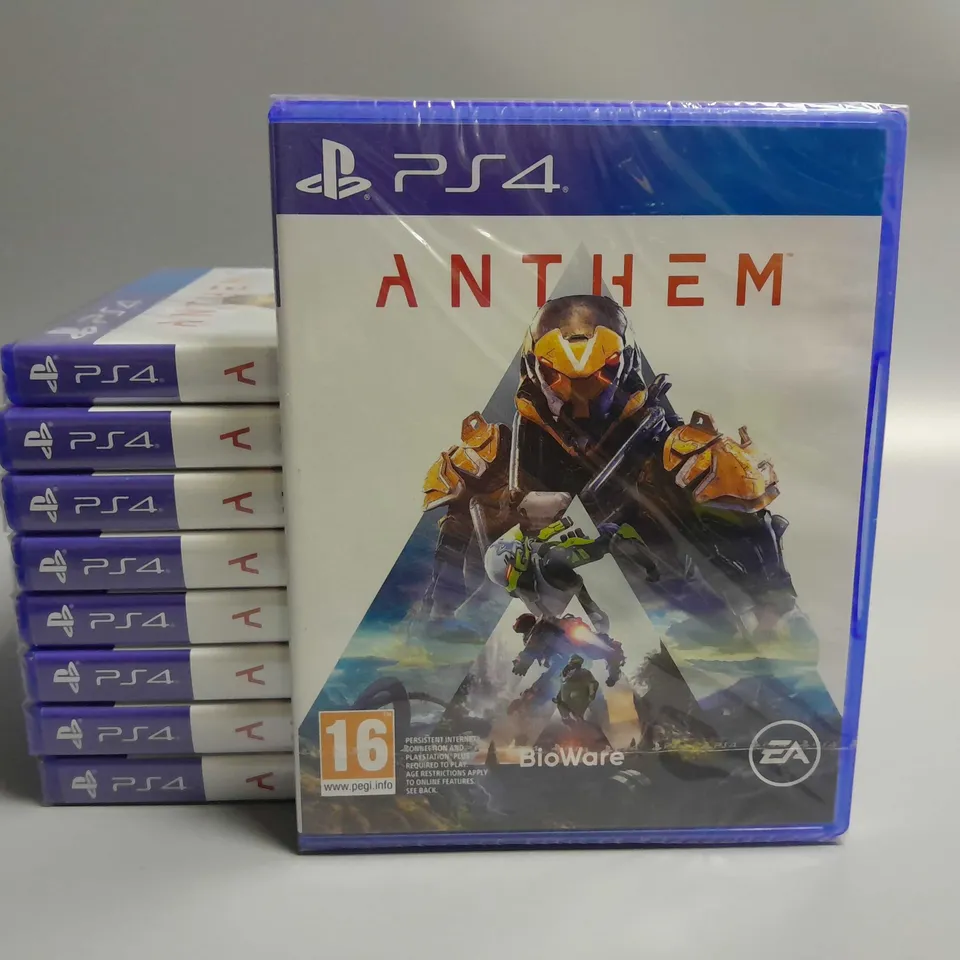 LOT OF 9 SEALED ANTHEM PS4 GAMES