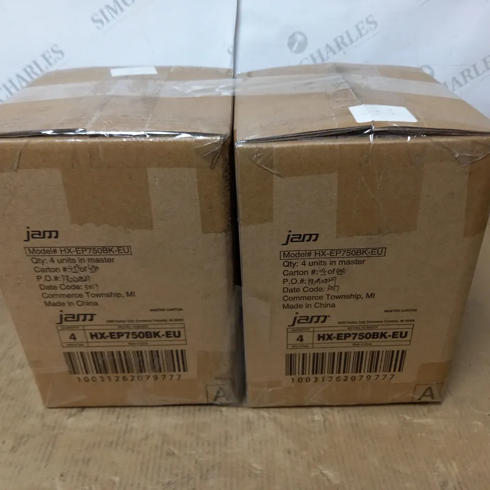 LOT OF 8 BOXED AS NEW JAM CONTOUR BUDS BLUETOOTH EARBUDS