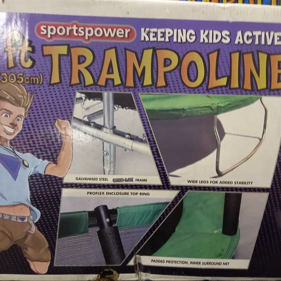SPORTSPOWER 10FT TRAMPOLINE - COLLECTION ONLY 