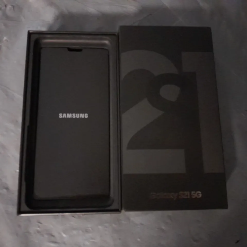 BOXED SAMSUNG GALAXY S21 5G 128GB IN PHANTOM GREY
