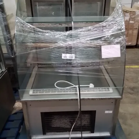 STAINLESS STEEL COMMERCIAL COLD DISPLAY FRIDGE/COUNTER