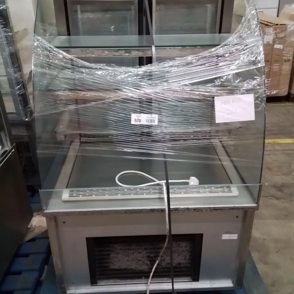 STAINLESS STEEL COMMERCIAL COLD DISPLAY FRIDGE/COUNTER