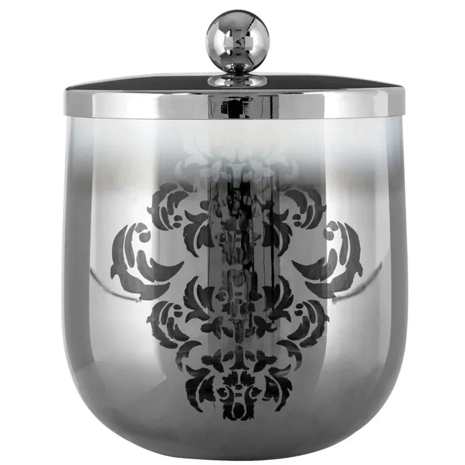 BOXED CORDES COTTON STORAGE JAR