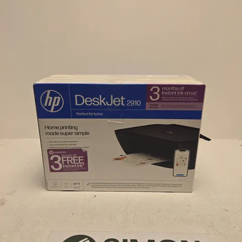 HP DESKJET 2910 PRINTER