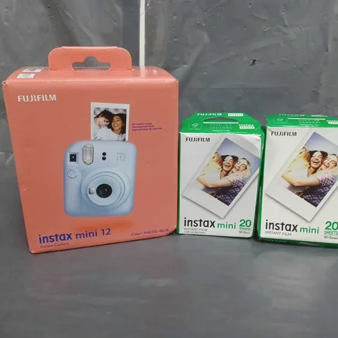 FUJIFILM INSTAX MINI 12 INSTANT CAMERA WITH 40 SHOT FILM PACK