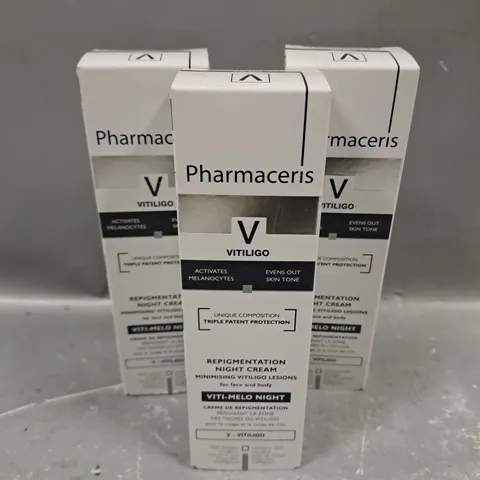 APPROX 10 X 40ML PHARMACERIS V VITI-MELO VITILIGO NIGHT CREAM