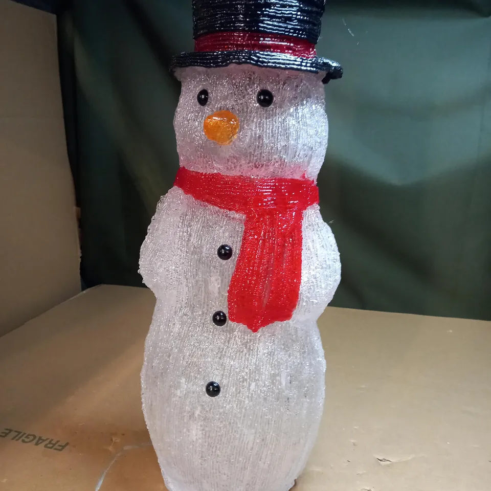 JOHN LEWIS ICE WHITE LED SNOWMAN 