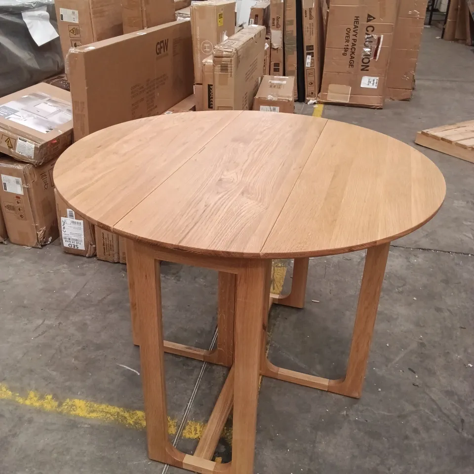 WOODEN DROP-LEAF FOLDING TABLE