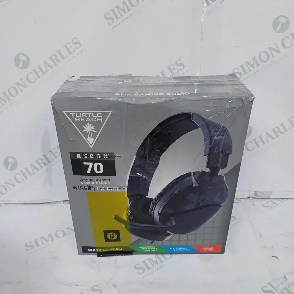 TURTLE BEACH RECON 70 MULTIPLATFORM GAMING HEADSET 