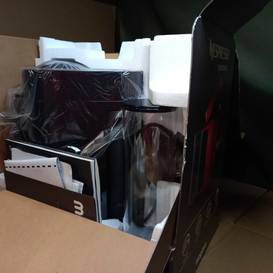 BOXED NESPRESSO VERTUO PLUS COFFEE MACHINE