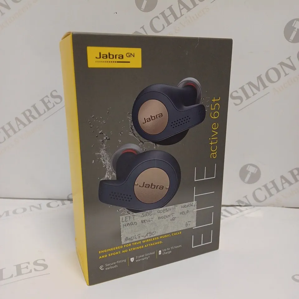 BOXED JABRA ELITE ACTIVE 65T EARBUDS