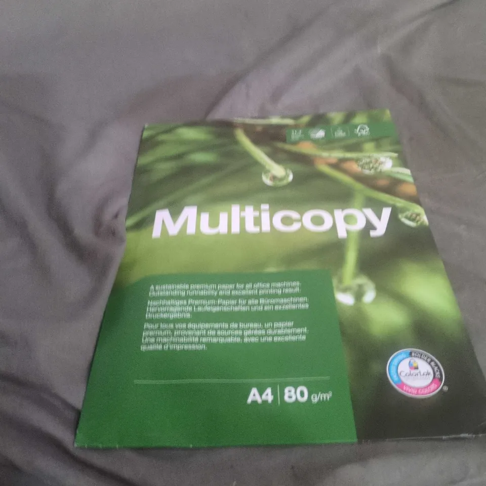 BOX OF APPROXIMATELY 20 ASSORTED HOUSEHOLD ITEMS INCLUDING MULTICOPY PAPER , MSCIEN EXTENSION LEAD AND FRIENDS WOOL