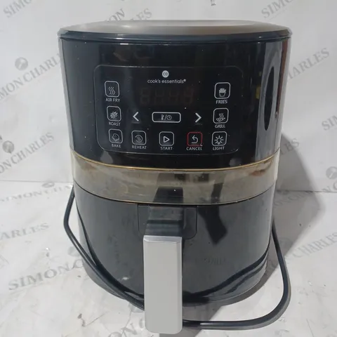 BOXED COOK'S ESSENTIALS AIR FRYER - BLACK
