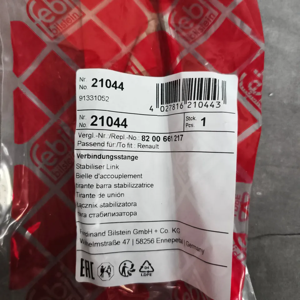 FEBI BILSTEIN STABILISER LINK 21044 FOR RENAULT 