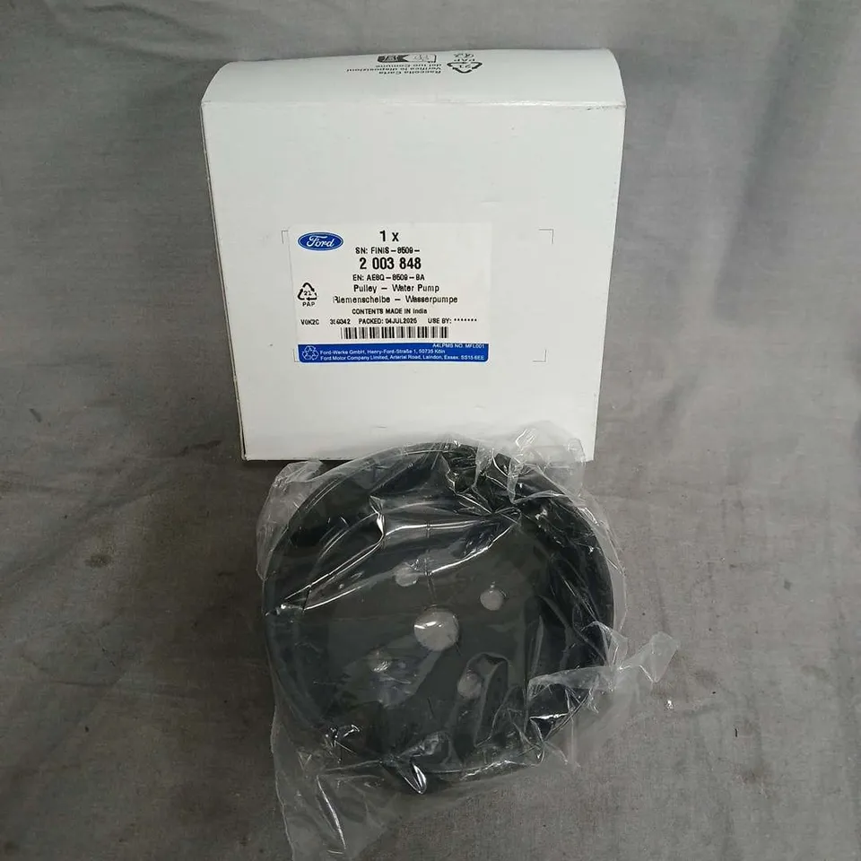 BOXED FORD C-MAX S-MAX GALAXY MONDEO FOCUS FIESTA WATER PUMP PULLEY