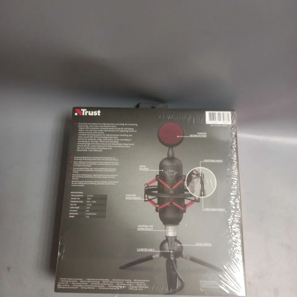 BOXED AND SEALED TRUST GXT BUZZ STREAMING MICROPHONE