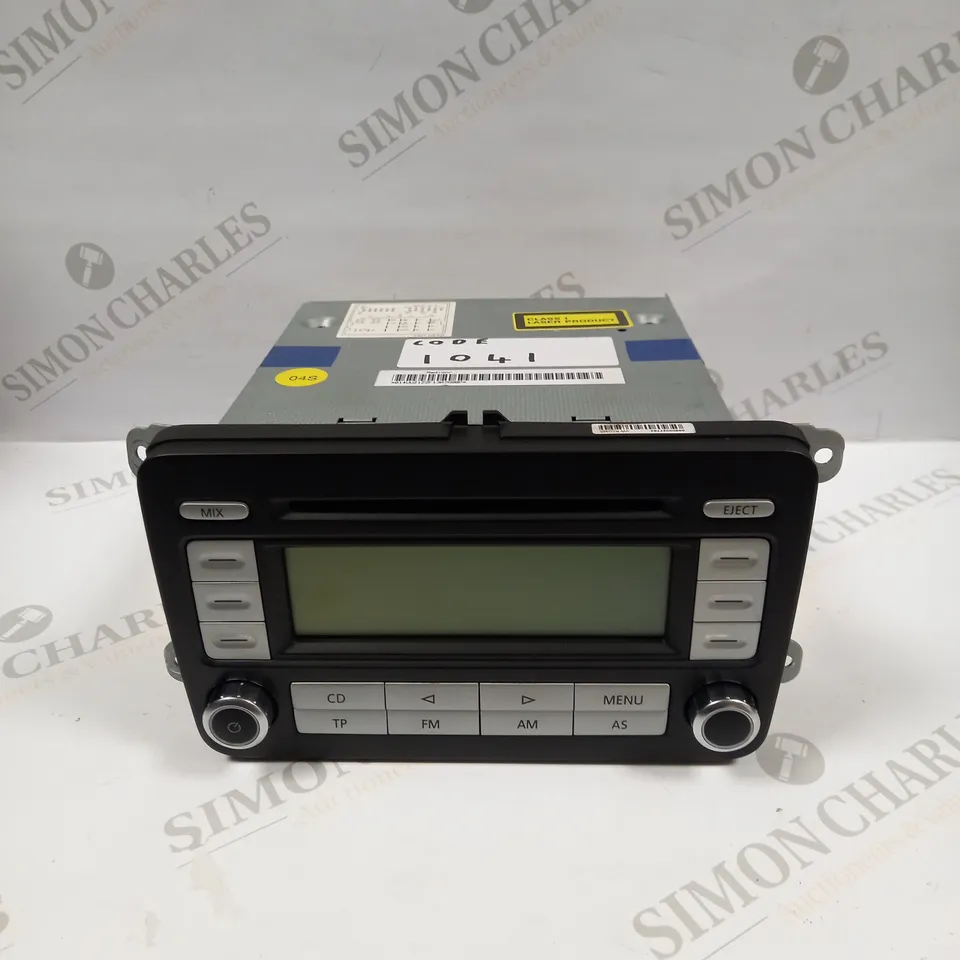 VW RCD300 CD/RADIO VEHICLE AUDIO UNIT 