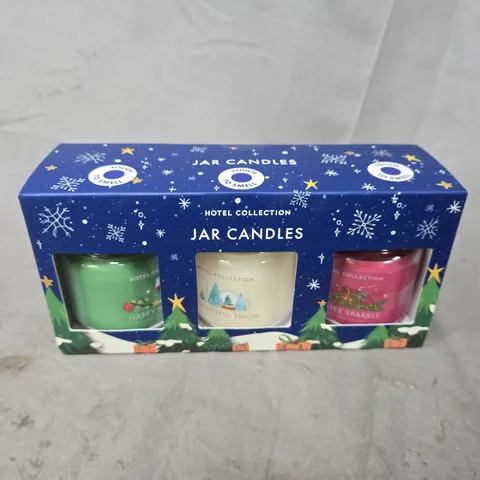 BOXED HOTEL COLLECTION JAR CANDLES