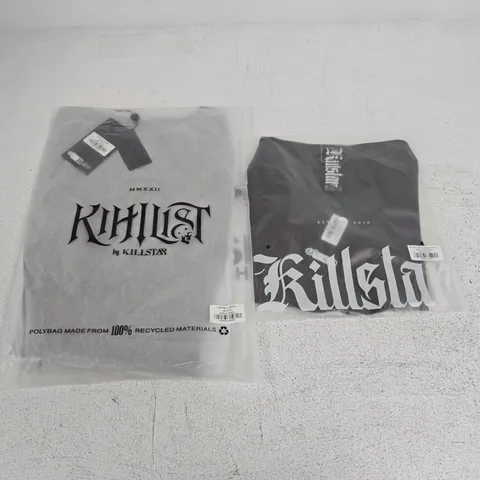 LOT OF APPROXIMATELY 30 BRAND NEW KILLSTAR CLOTHING ITEMS TO INCLUDE UNDERBUST CORSET AND ASHFALL DRESSES - VARIOUS SIZES