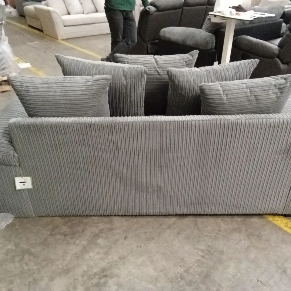 AMALFI 3 SEATER SCATTER BACK FABRIC SOFA RRP £599