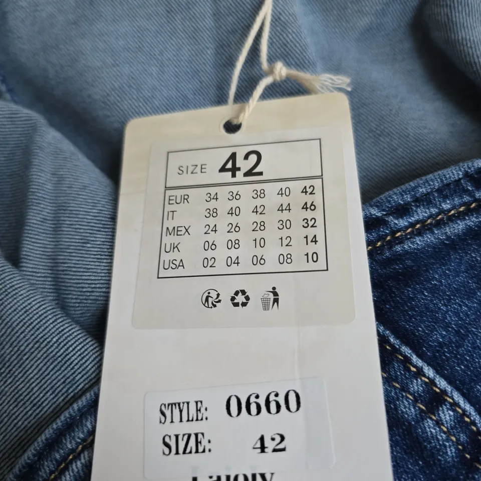LAJOLY JEANS DENIM TOP – STYLE 0660 – EU SIZE 42 (UK 14)