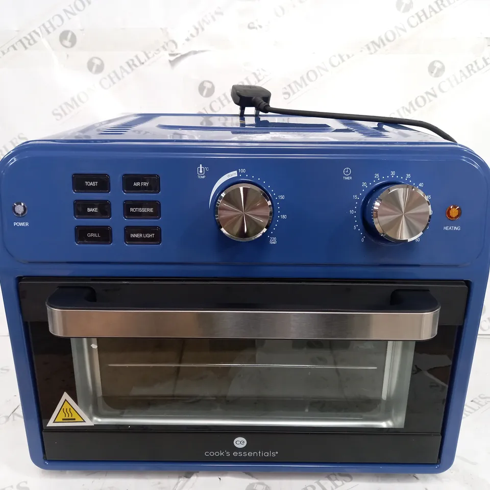 BOXED COOK'S ESSENTIAL 21-LITRE AIRFRYER OVEN IN NAVY 