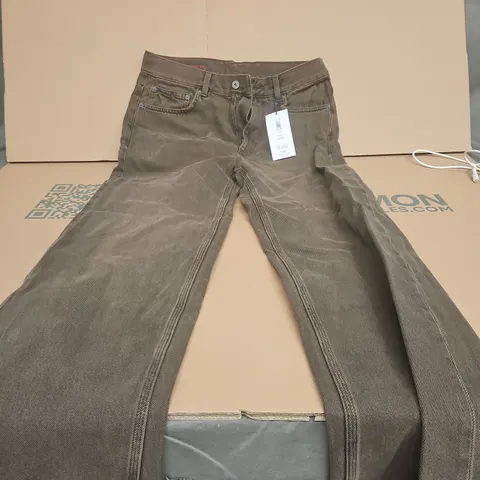 JOHN LEWIS JEANS – 32 REGULAR BROWN DENIM, MEN’S