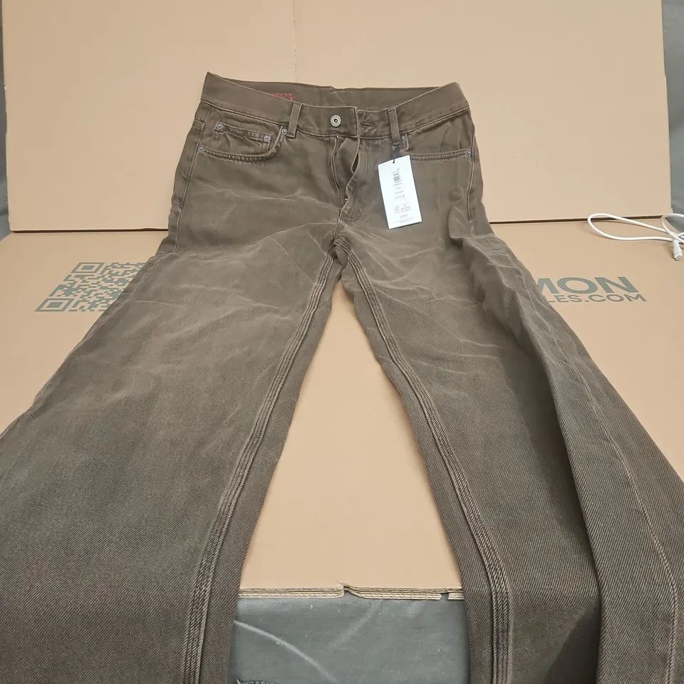 JOHN LEWIS JEANS – 32 REGULAR BROWN DENIM, MEN’S