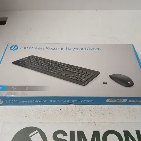 HP 230 WIRELESS MOUSE AND KEYBOARD COMBO – BOXED