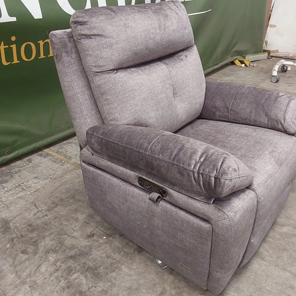 IVANA FABRIC POWER RECLINER ARMCHAIR WITH USB CHARGING AND STORAGE RRP £749