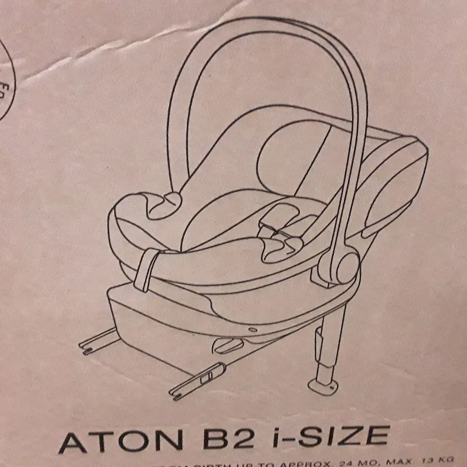 BOXED CYBEX SILVER ATON B2 I-SIZE CAR SEAT