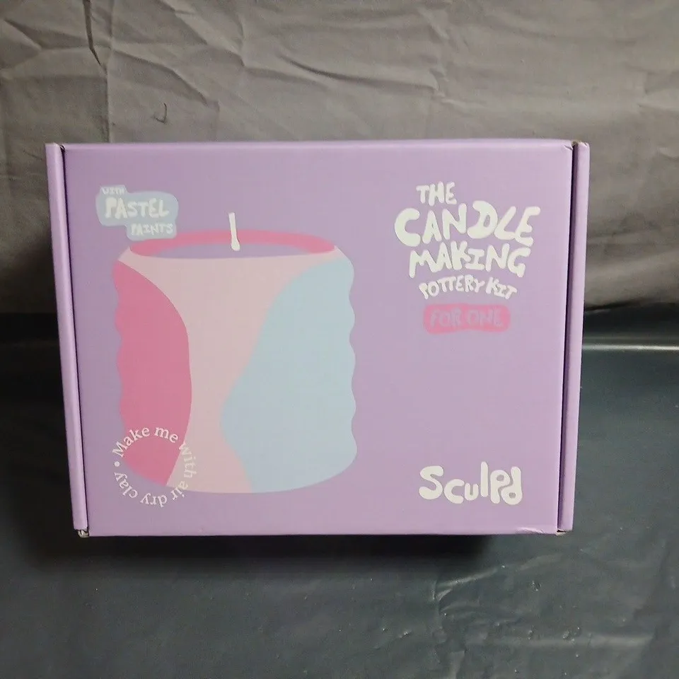 SCULPD PASTEL CANDLE MAKING POTTERY KIT FOR ONE