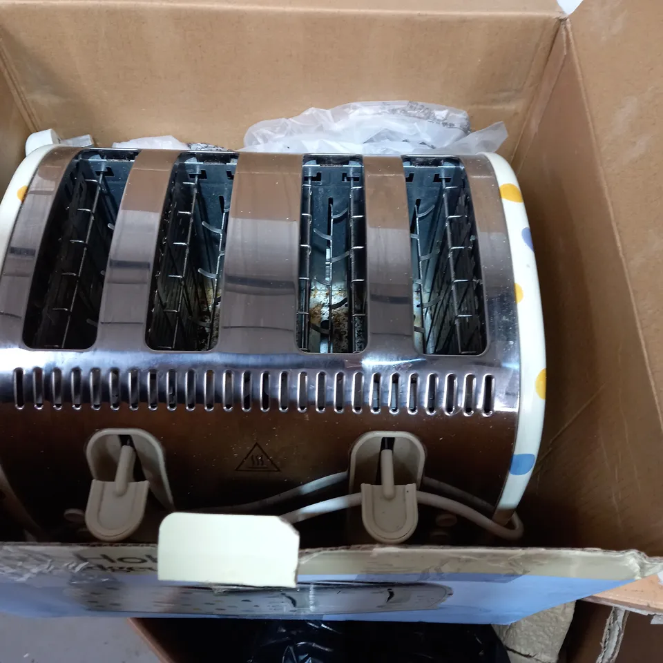 RUSSELL HOBBS EMMA BRIDGEWATER 4 SLICE TOASTER