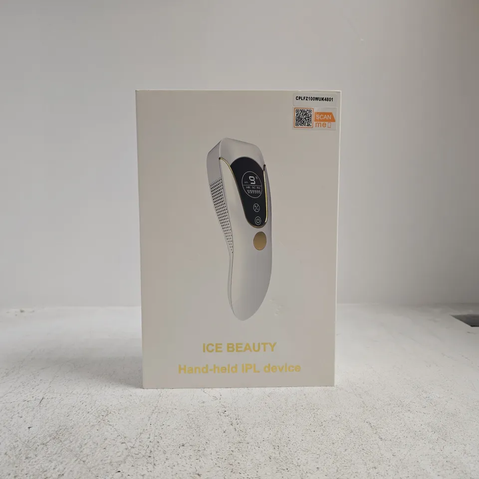 ICE BEAUTY HAND-HELD IPL DEVICE - BOXED