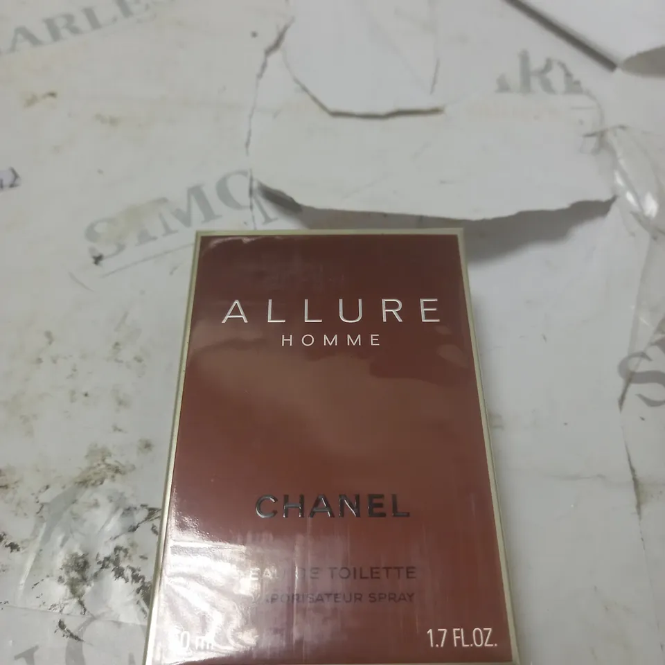 BOXED AND SEALED ALLURE HOMME CHANEL EAU DE TOILETTE 50ML