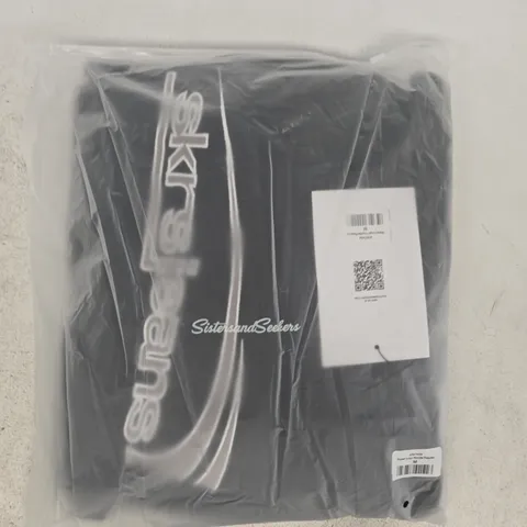 BAGGED SISTERS AND SEEKERS STATEN LOGO HOODIE REGULAR IN BLACK SIZE MEDIUM