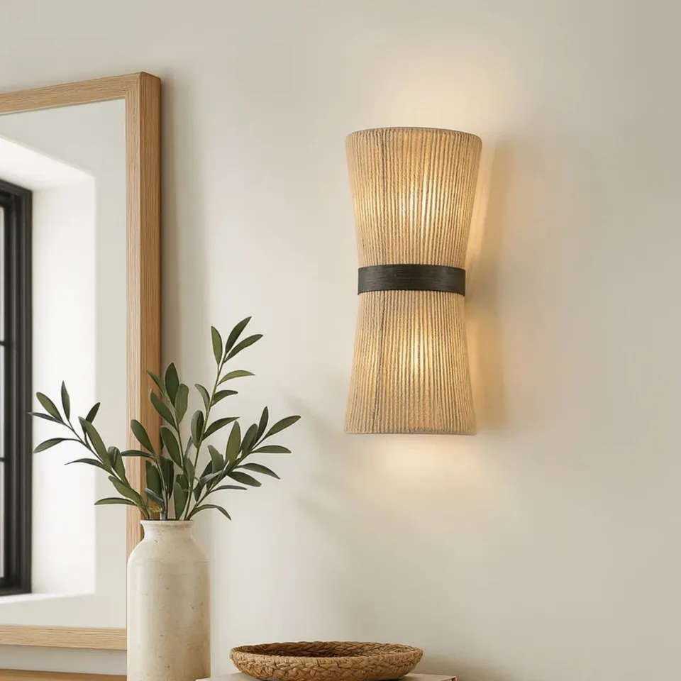 BOXED 2 LIGHT FARMHOUSE WALL SCONCE 