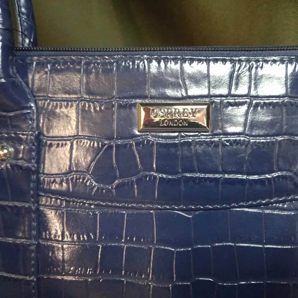 OSPREY NAVY SHOULDER CROC BAG