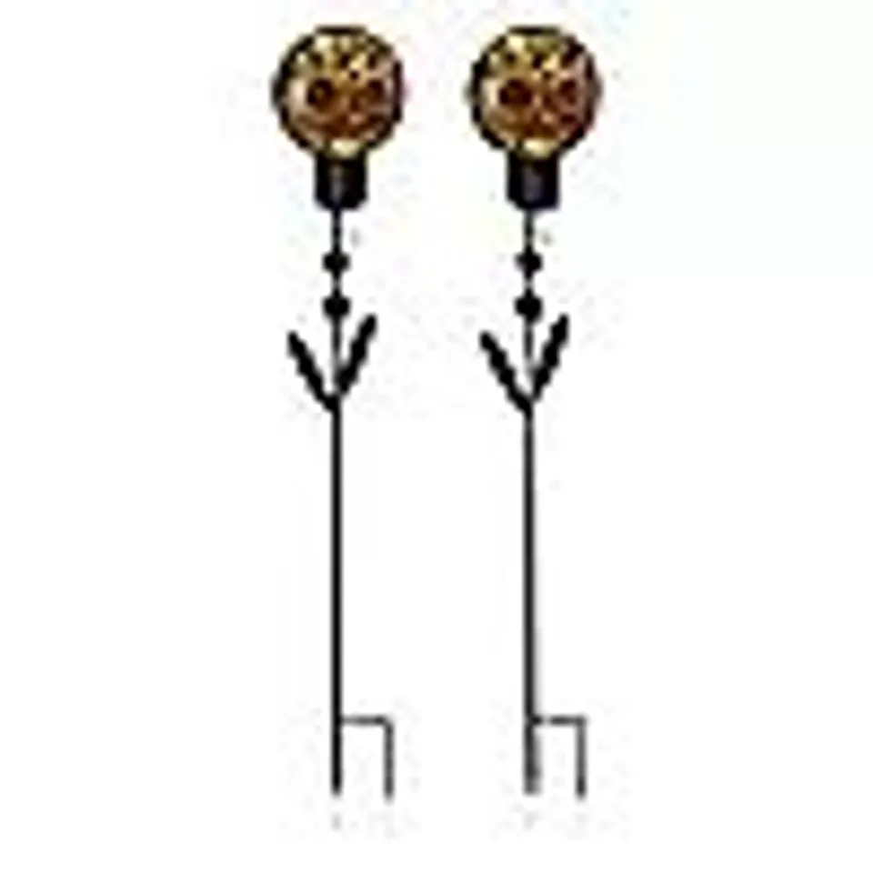 GARDEN STORIES COLOUR SPLASH SUNFLOWER 80CM STAKE LIGHTS