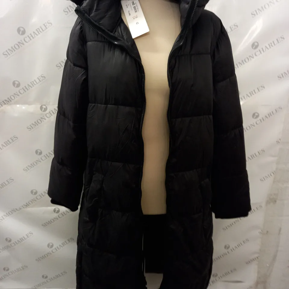 FIRETRAP BLACK LONGLINE BAFFLE JACKET - 12