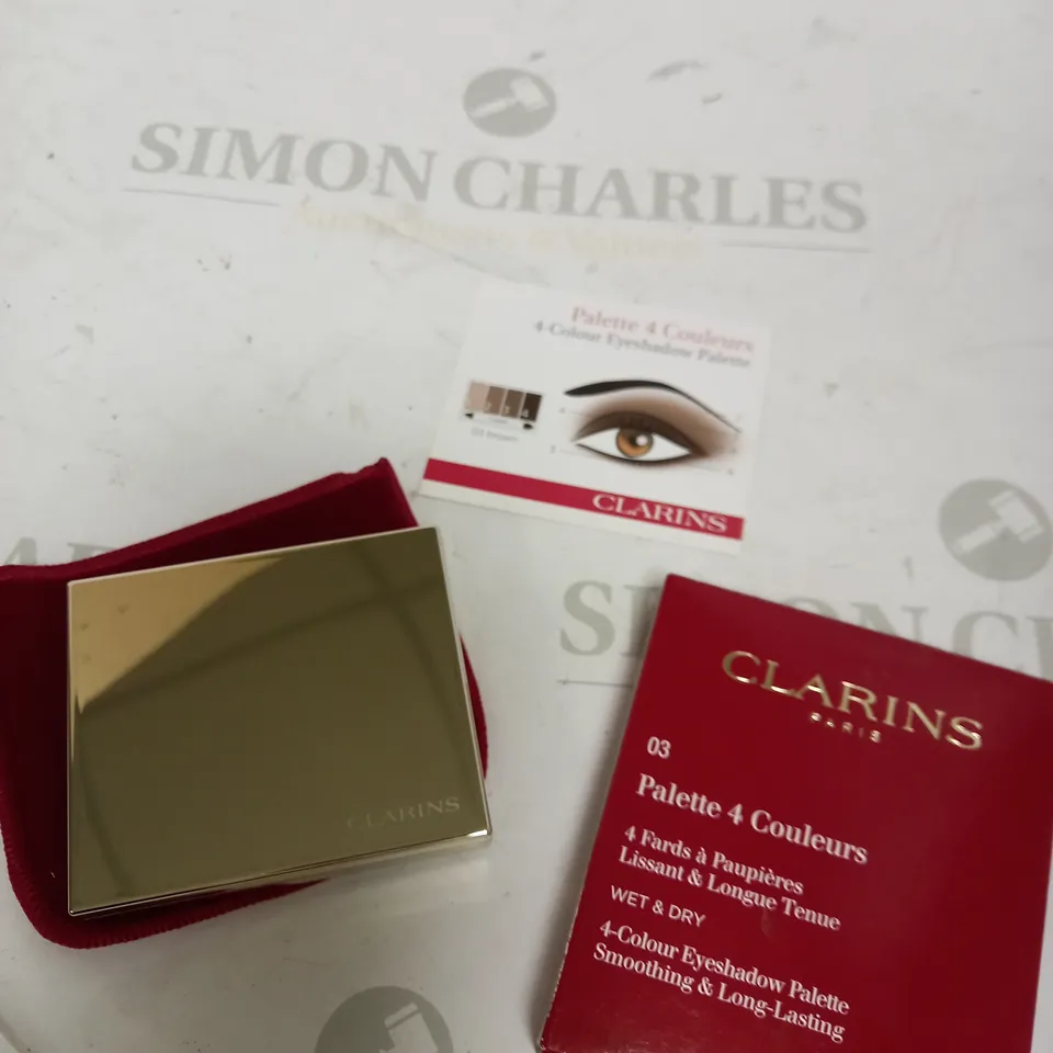 CLARINS EYESHADOW PALETTE 4 COLOURS SHADE 03