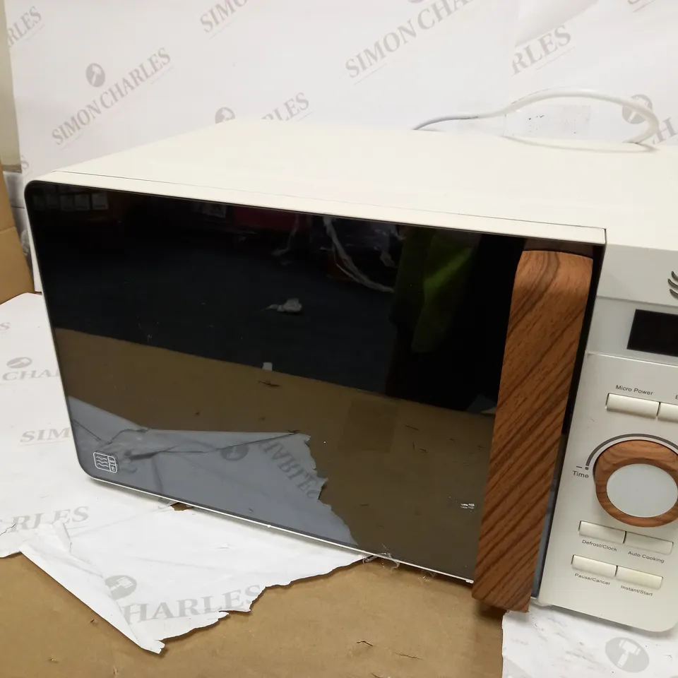 SWAN 20L NORDIC DIGITAL MICROWAVE - WHITE