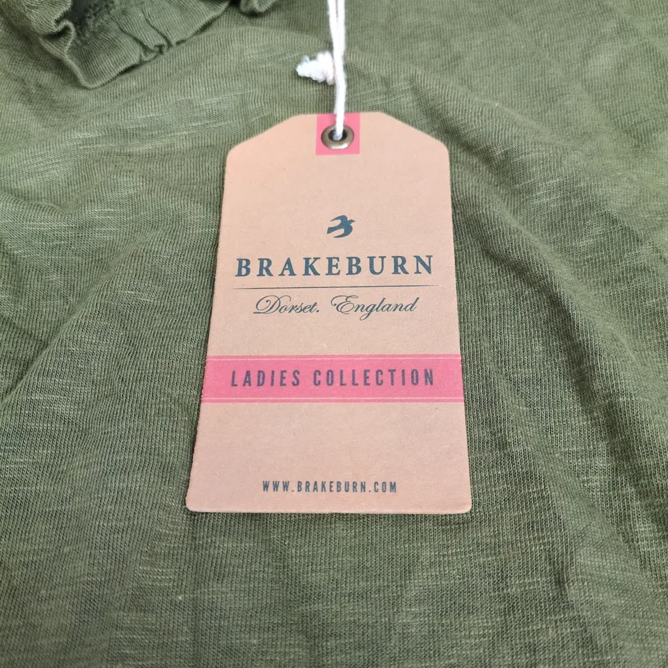 BRAKEBURN KINSLEY JERSEY DRESS – KHAKI – UK 8 (EU 36)